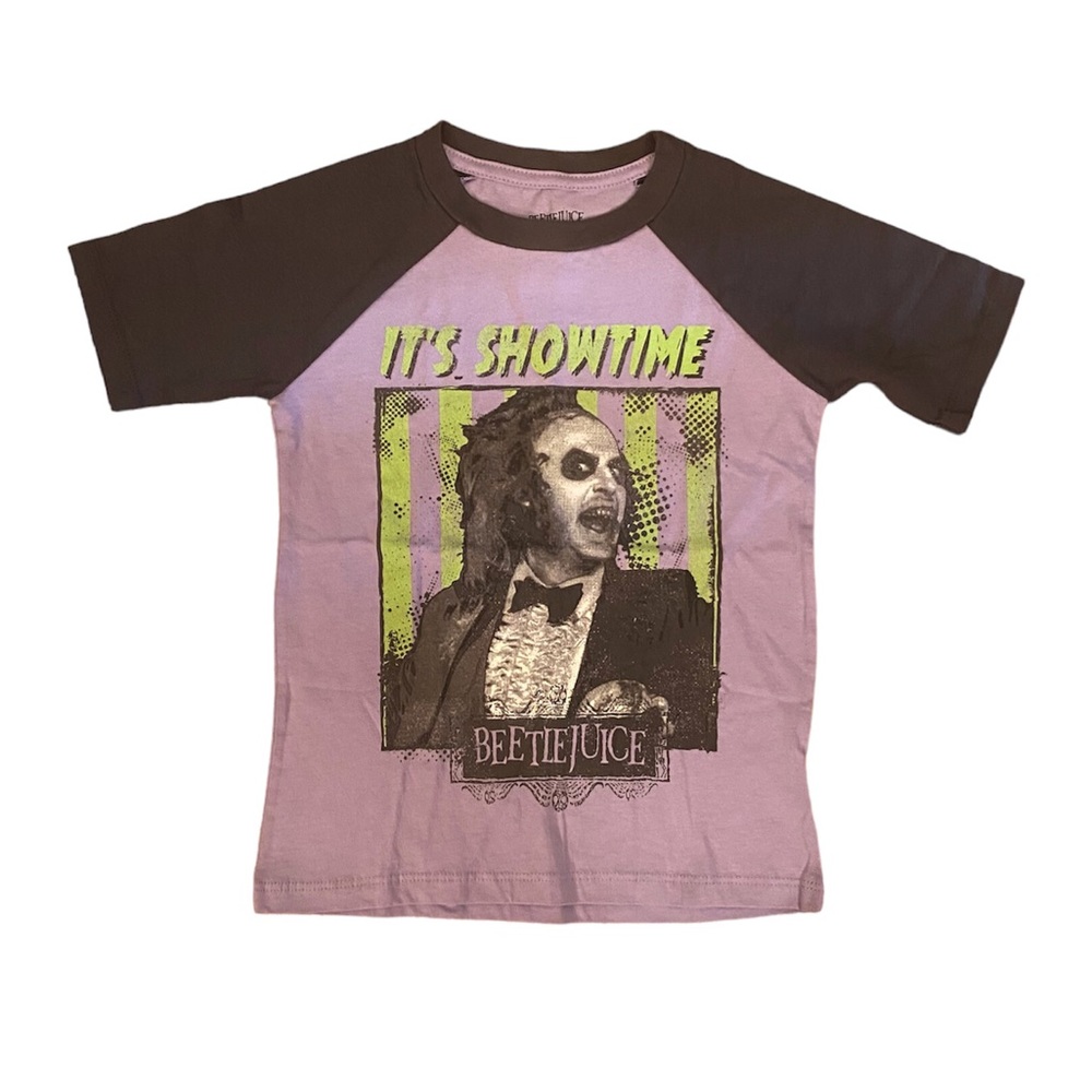 NWT Girls Beetlejuice Graphic Tee - Size XS